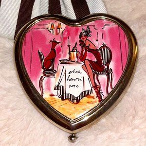 Henri Bendel Rare Puppy Love Compact Mirror